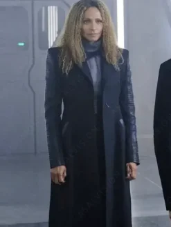 Asal Vision Women Coats | Star Trek Picard Season 2 Raffi Musiker Coat Black