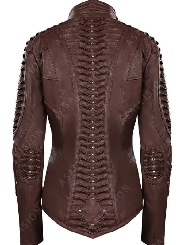 Asal Vision Brown Jackets | Leather Jackets | Star Trek Picard Season 2 Seven of Nine Leather Jacket Brown