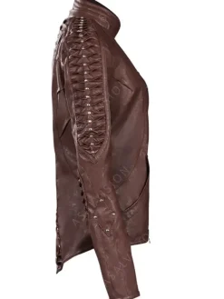 Asal Vision Brown Jackets | Leather Jackets | Star Trek Picard Season 2 Seven of Nine Leather Jacket Brown