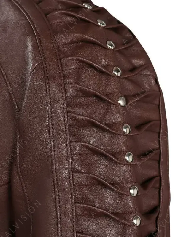 Asal Vision Brown Jackets | Leather Jackets | Star Trek Picard Season 2 Seven of Nine Leather Jacket Brown