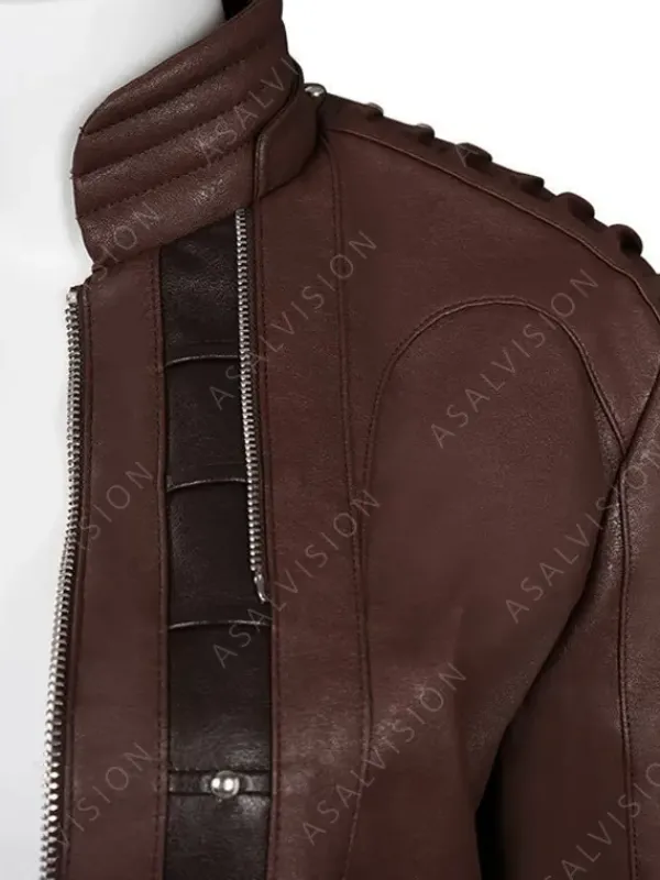 Asal Vision Brown Jackets | Leather Jackets | Star Trek Picard Season 2 Seven of Nine Leather Jacket Brown