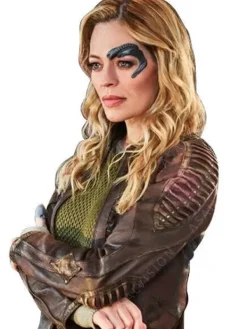 Asal Vision Brown Jackets | Leather Jackets | Star Trek Picard Season 2 Seven of Nine Leather Jacket Brown