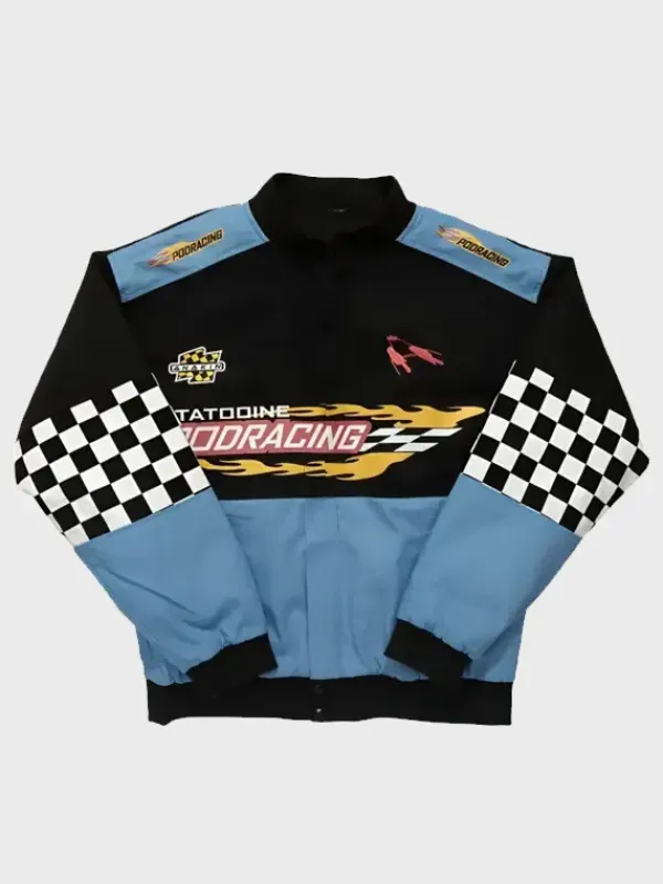Asal Vision Cotton Jackets | Cotton Jackets | Star Wars Podracing Racing Jacket Blue & Black
