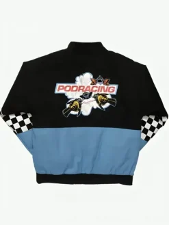 Asal Vision Cotton Jackets | Cotton Jackets | Star Wars Podracing Racing Jacket Blue & Black
