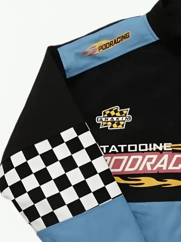 Asal Vision Cotton Jackets | Cotton Jackets | Star Wars Podracing Racing Jacket Blue & Black