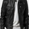 Asal Vision Biker Jackets | Steve Rogers Avengers Endgame Leather Jacket Black
