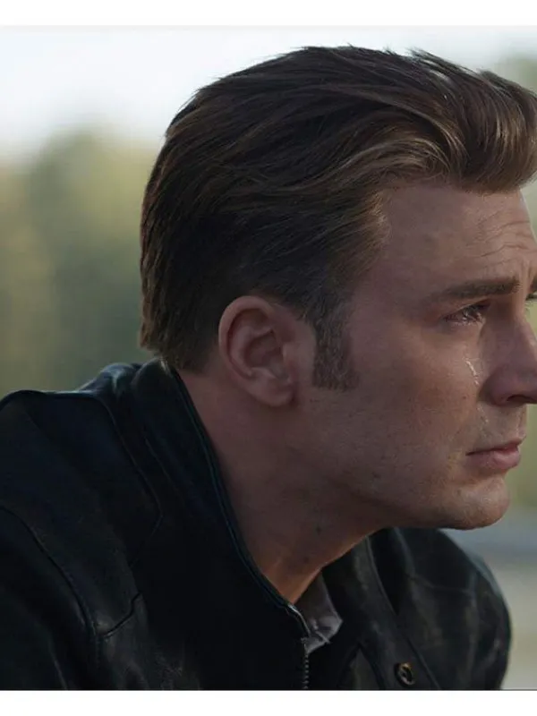 Asal Vision Biker Jackets | Steve Rogers Avengers Endgame Leather Jacket Black