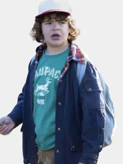 Asal Vision Denim Jackets | Stranger Things Dustin Henderson Denim Jacket Blue