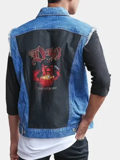 Asal Vision Vests | Vests | Stranger Things Eddie Munson Denim Vest Blue
