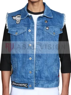 Asal Vision Vests | Vests | Stranger Things Eddie Munson Denim Vest Blue