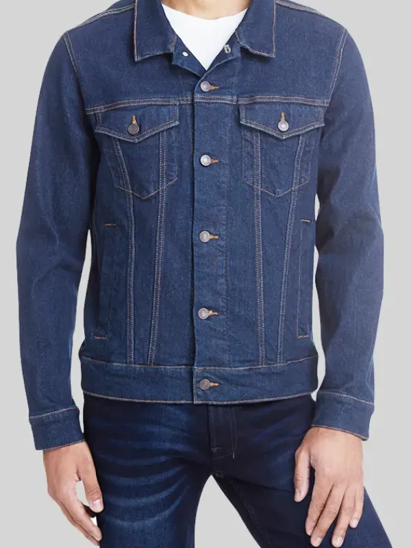 Asal Vision Denim Jackets | Stranger Things Hellfire Club Denim Jacket Blue