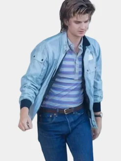 Asal Vision Cotton Jackets | Stranger Things Joe Keery Jacket Grey