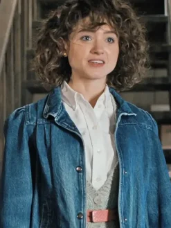 Asal Vision Denim Jackets | Stranger Things Season 4 Natalia Dyer Denim Jacket Blue