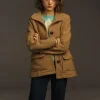 Asal Vision Women Coats | Stranger Things Season 3 Nancy Wheeler Coat Brown