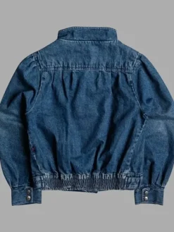 Asal Vision Denim Jackets | Stranger Things Season 4 Natalia Dyer Denim Jacket Blue