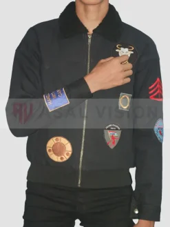 Asal Vision Denim Jackets | Stranger Things Season 4 Robin Buckley Jacket Black