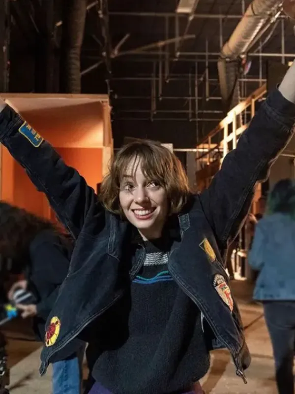 Asal Vision Denim Jackets | Stranger Things Season 4 Robin Buckley Jacket Black