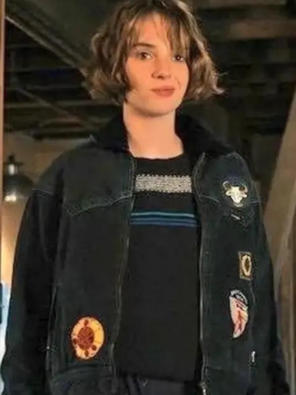 Asal Vision Denim Jackets | Stranger Things Season 4 Robin Buckley Jacket Black