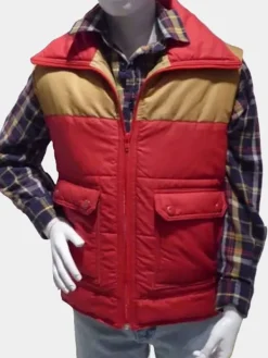 Asal Vision Vests | Stranger Things Will Byers Vest Red And Beige