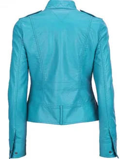 Asal Vision Blue Jackets | Biker Jackets | Stylish Blue Jacket For Womens Sky Blue