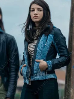 Asal Vision Denim Jackets | Leather Jackets | Suburraeterna Angelica Sale Jacket Blue And Black