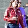 Asal Vision Leather Jackets | Super Bowl Lana Del Rey Leather Jacket Red