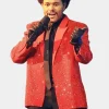 Asal Vision Blazers | Super Bowl The Weeknd Sequin Blazer Red