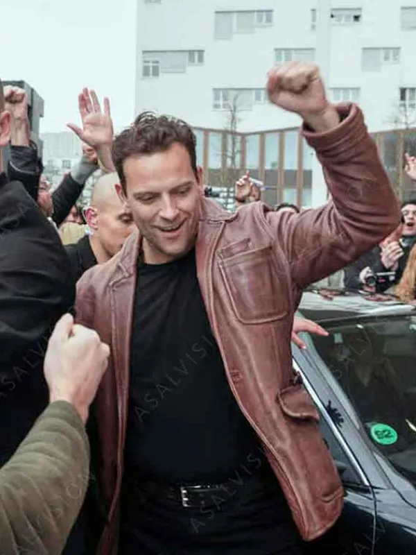 Asal Vision Blazers | Supersex 2024 Rocco Siffredi Leather Jacket Brown