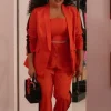 Asal Vision Blazers | Survival Of The Thickest 2023 Michelle Buteau Blazer Orange