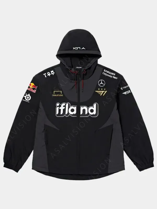 Asal Vision Cotton Jackets | Cotton Jackets | 2023 T1 Uniform Worlds Jacket Available In Black And Red Colors