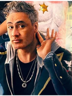 Asal Vision Men Coats | Taika Waititi Free Guy Denim Coat Blue And Black