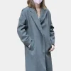 Asal Vision Women Coats | Tara McAllister Suspicion Trench Coat Grey