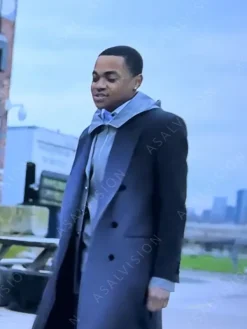 Asal Vision Men Coats | Tariq St. Patrick Power Book II Ghost Season 3 Trench Coat Grey