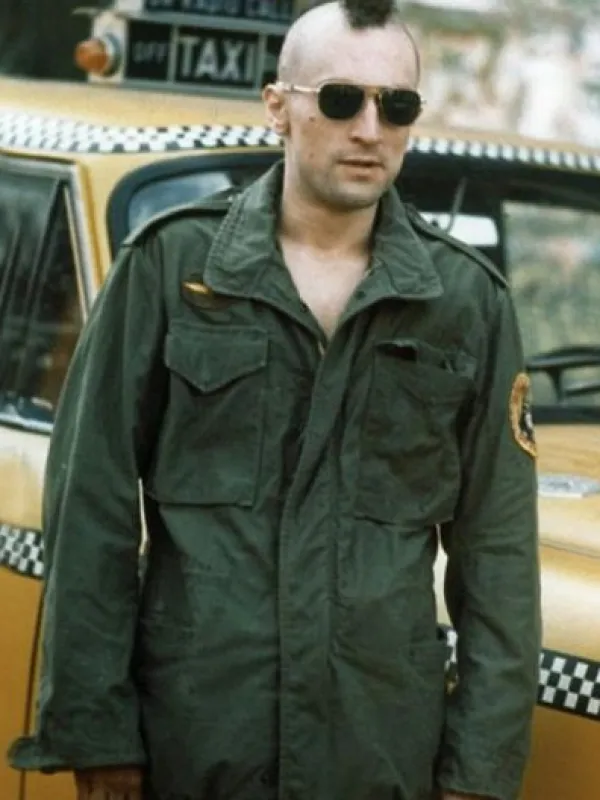 Asal Vision Cotton Jackets | Taxi Driver Robert De Niro Cotton Jacket Military Green
