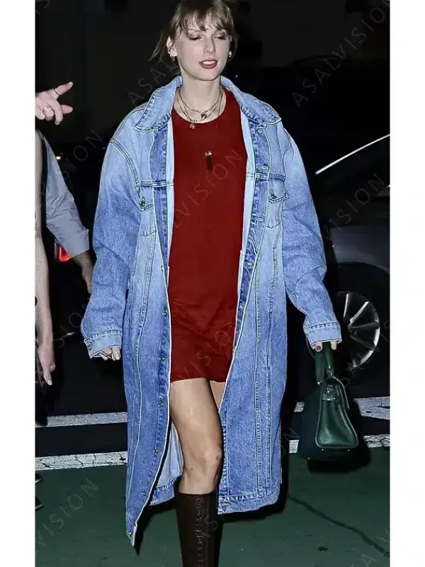 Asal Vision Denim Jackets | Women Coats | Taylor Swift Denim Coat Blue