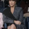 Asal Vision Women Coats | Ted Lasso Rebecca Welton Coat Season 3 Charcoal Black