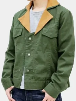 Asal Vision Cotton Jackets | Tekkadan Orga Itsuka Olive Green Jacket Olive Green And Orange