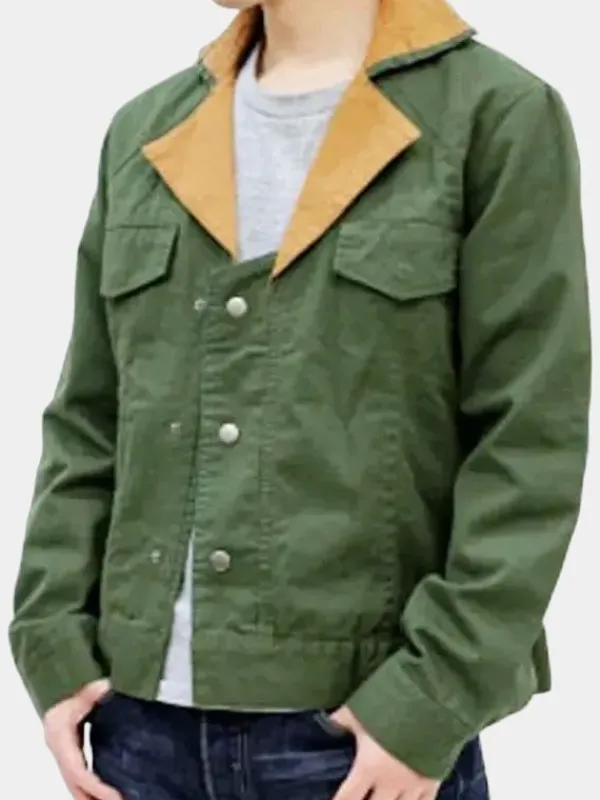 Asal Vision Cotton Jackets | Tekkadan Orga Itsuka Olive Green Jacket Olive Green And Orange