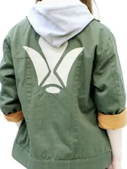 Asal Vision Cotton Jackets | Tekkadan Orga Itsuka Olive Green Jacket Olive Green And Orange