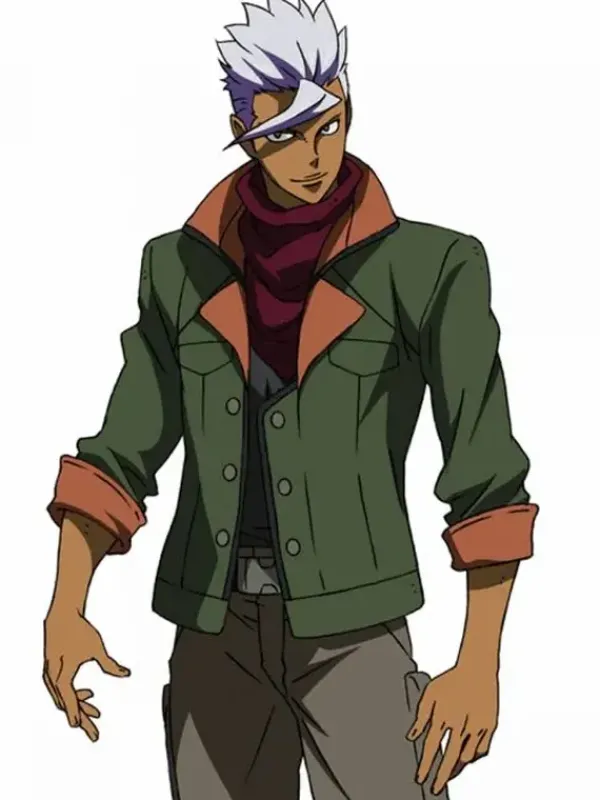 Asal Vision Cotton Jackets | Tekkadan Orga Itsuka Olive Green Jacket Olive Green And Orange