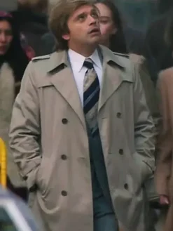 Asal Vision Men Coats | The Apprentice 2024 Sebastian Stan Trench Coat Beige