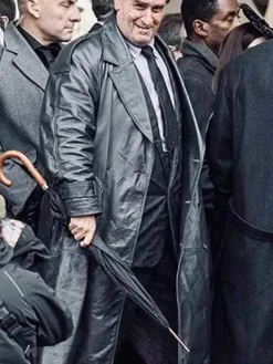 Asal Vision Men Coats | The Batman 2022 Penguin Trench Coat Black