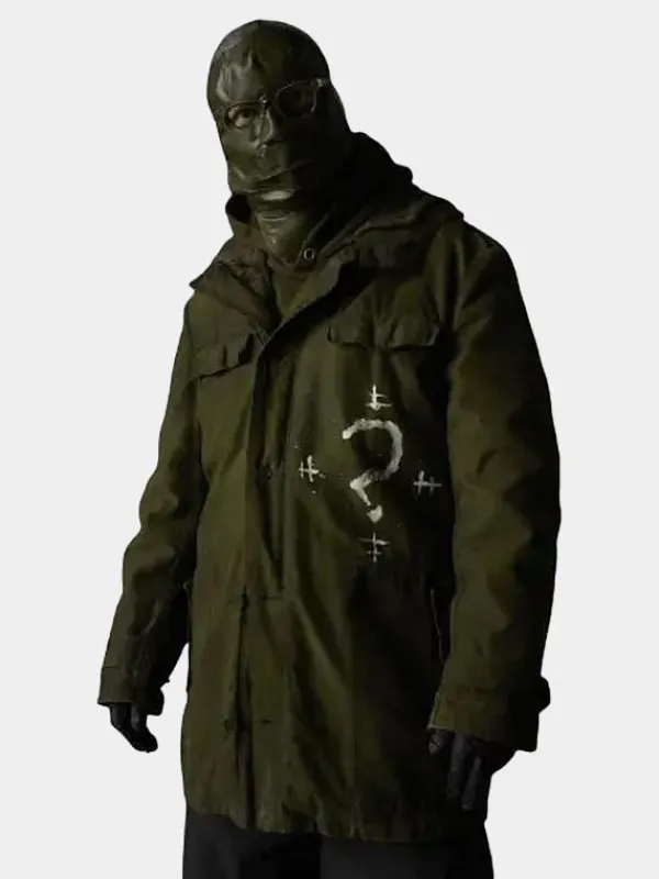 Asal Vision Cotton Jackets | The Batman 2022 Riddler Jacket Green