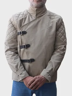 Asal Vision Cotton Jackets | The Beekeeper Jason Statham Jacket Beige
