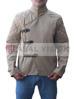 Asal Vision Cotton Jackets | The Beekeeper Jason Statham Jacket Beige