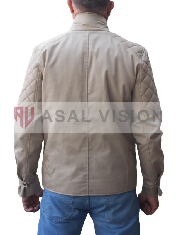 Asal Vision Cotton Jackets | The Beekeeper Jason Statham Jacket Beige