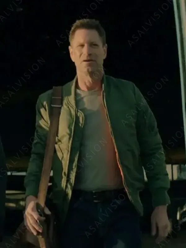 Asal Vision Cotton Jackets | The Bricklayer 2024 Aaron Eckhart Bomber Jacket Green