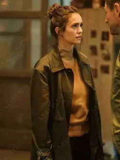 Asal Vision Women Coats | The Bricklayer 2024 Nina Dobrev Trench Coat Black