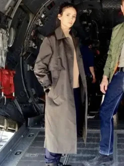 Asal Vision Women Coats | The Bricklayer 2024 Nina Dobrev Trench Coat Black