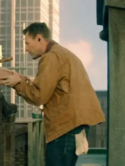 Asal Vision Cotton Jackets | The Bricklayer Aaron Eckhart Cotton Jacket Brown